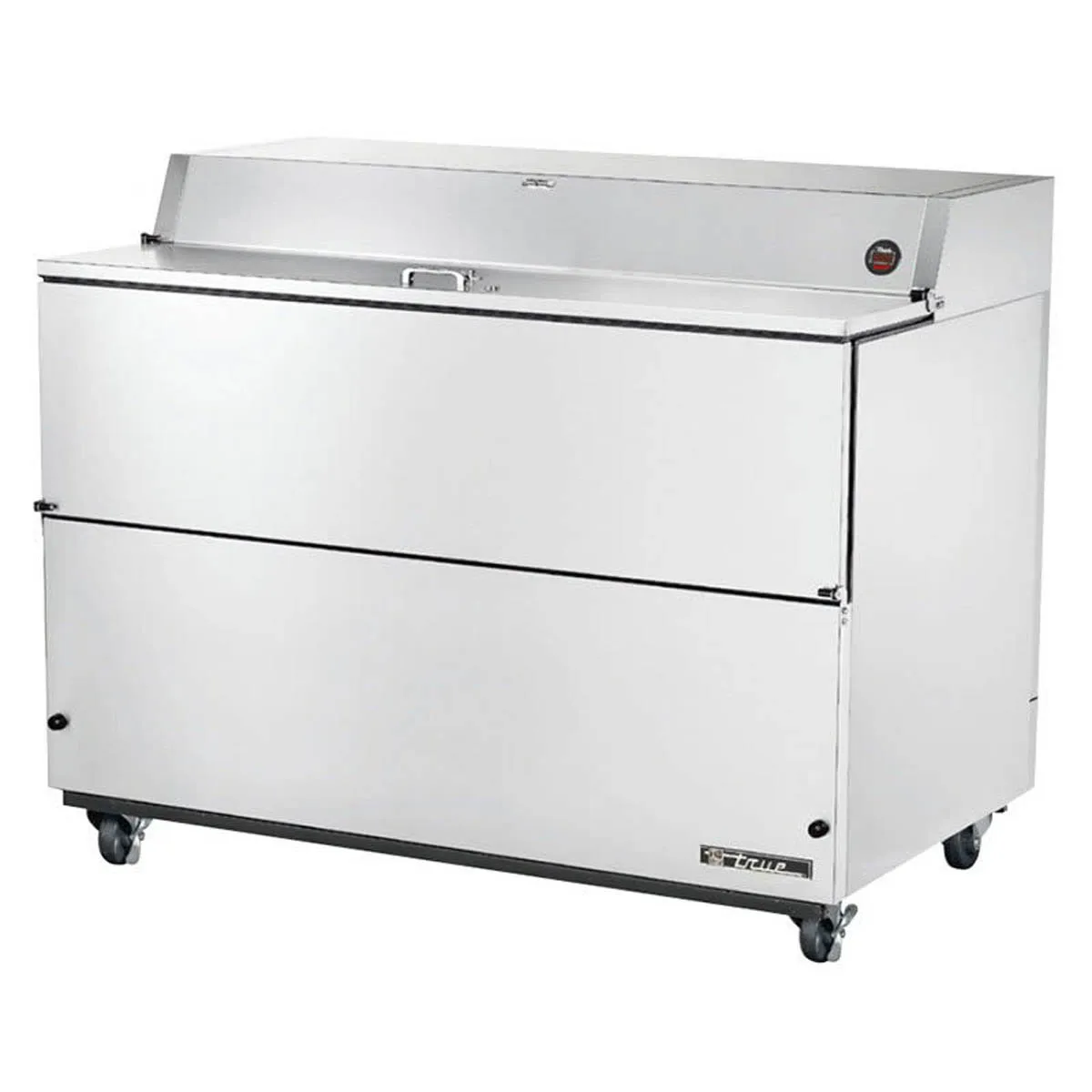 True TMC-58-S-SS-HC 58" Single Sided Milk Cooler, Forced Air, 16 Crates Capacity