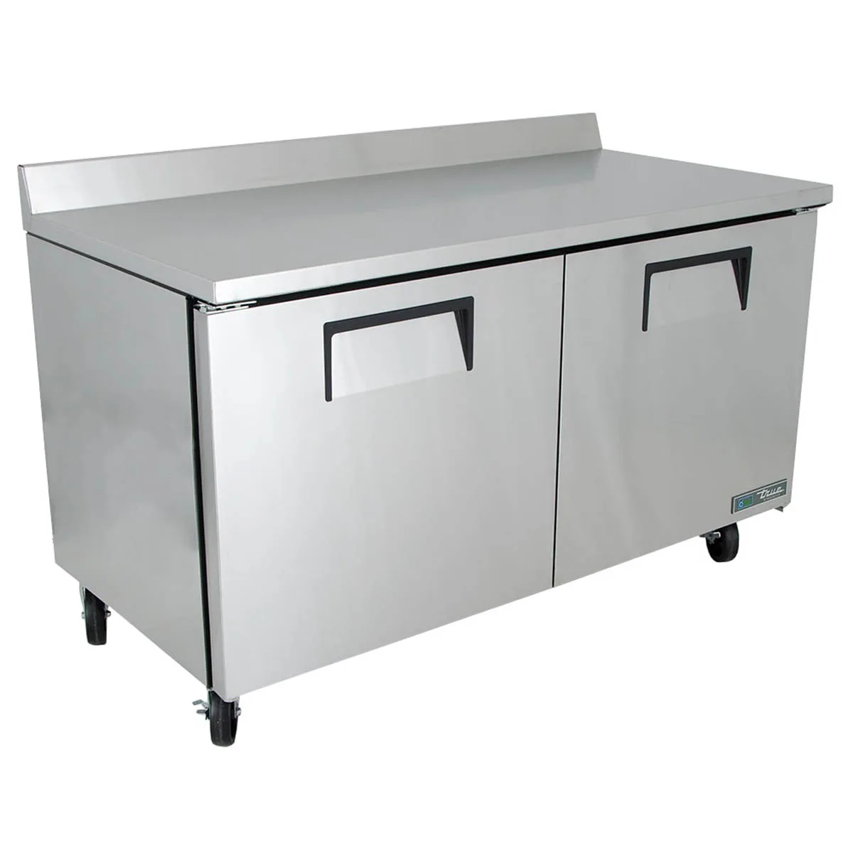 True TWT-60F-HC 60" 2-Section WorkTop Freezer w/ 2 Solid Doors, Stainless Steel Exterior