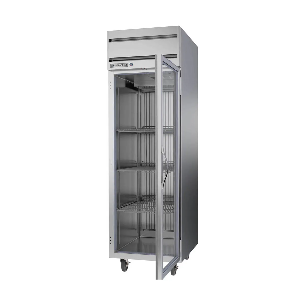 Beverage Air HFPS1HC-1G 26" One Section Reach-In Freezer w/ Glass Door, Stainless Steel, 21 cu. ft.