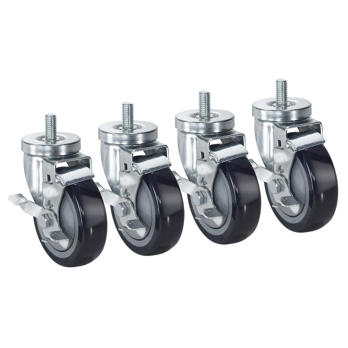 Krowne 30-141S Krowne Low Profile 1/2"-13 Threaded Stem Caster