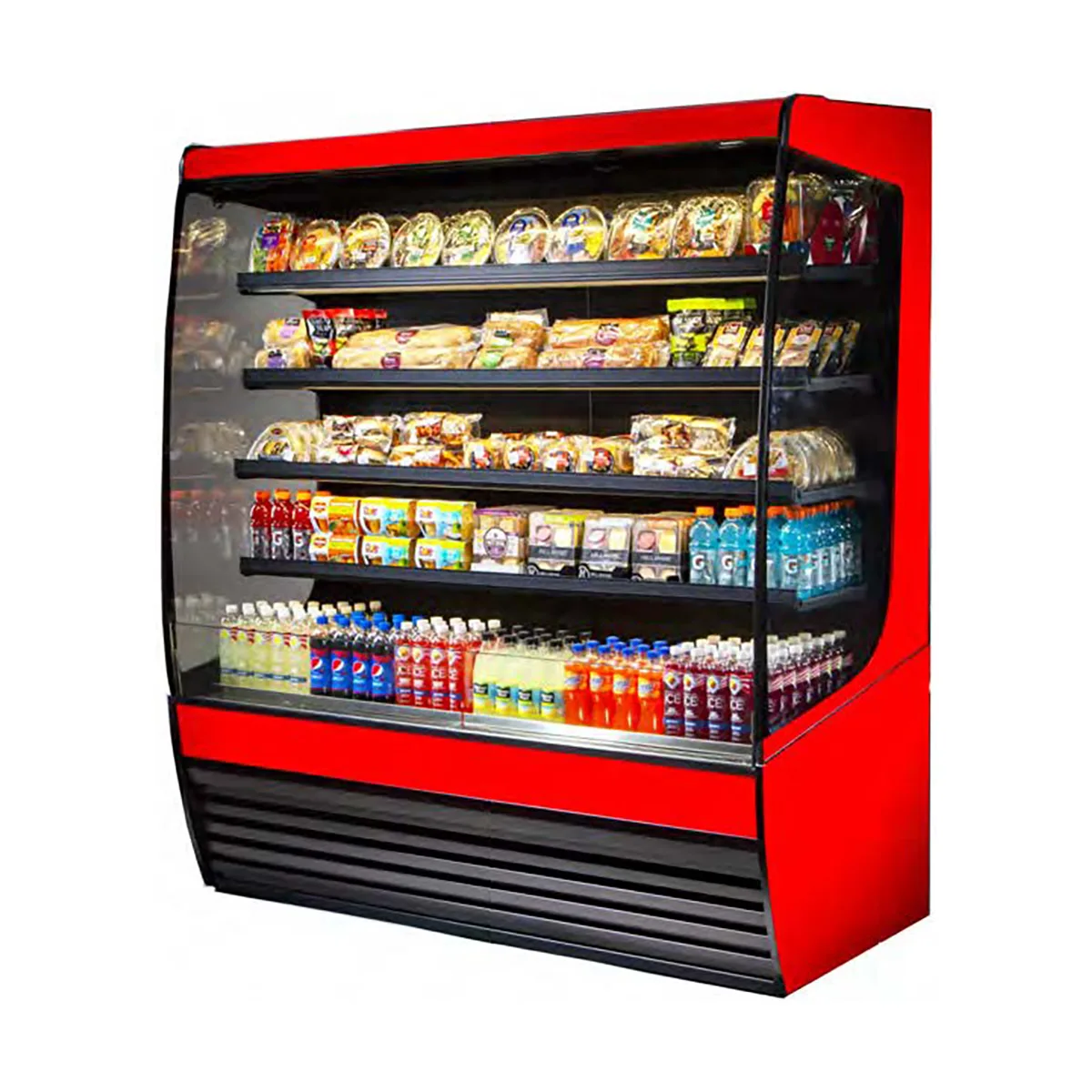 Federal Industries VRSS7278C 71" Vision Series Refrigerated Self-Serve High Profile Merchandiser