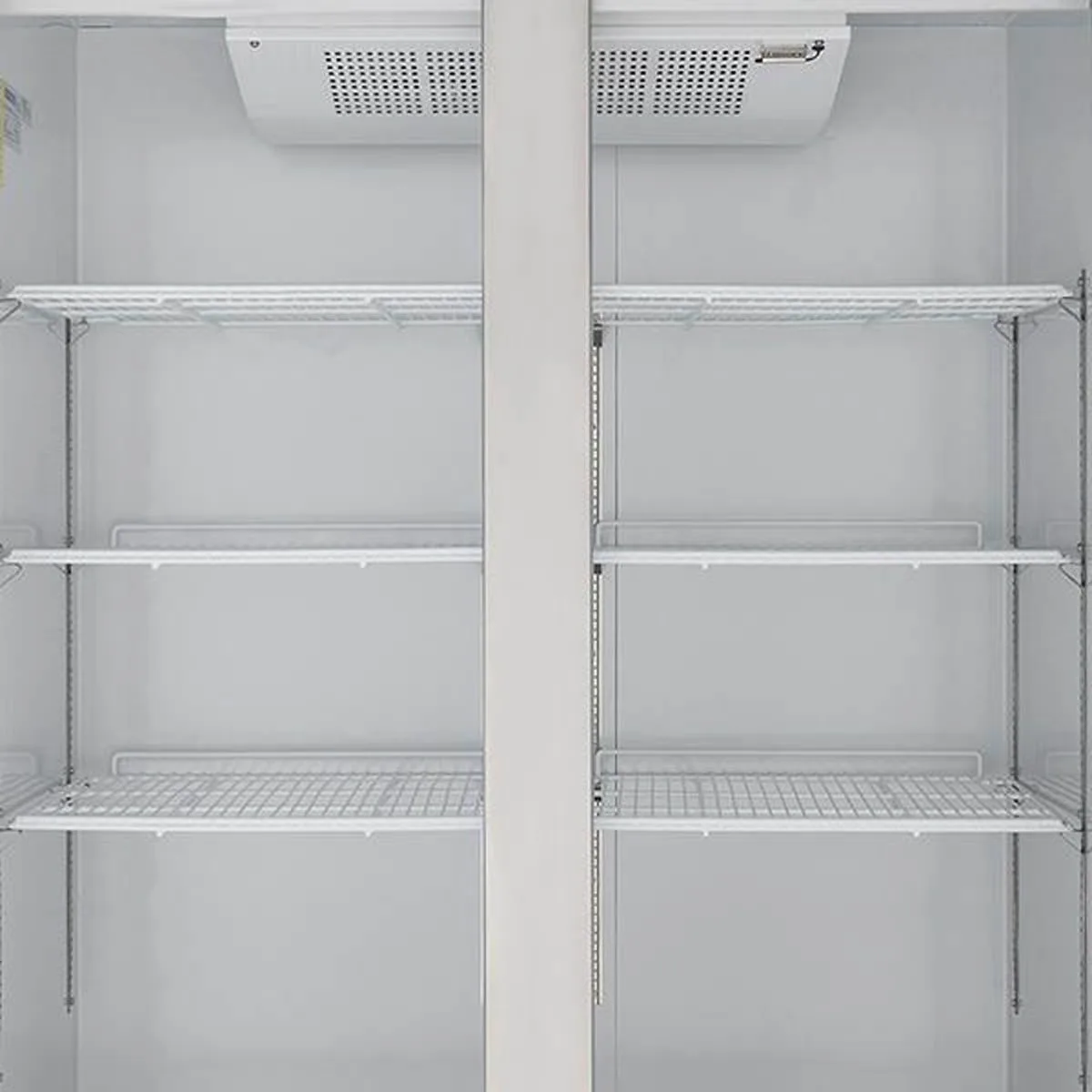 Maxx Cold MXCF-49FDHC 53.90" 2-Section Reach-In Freezer w/ 2 Solid Doors, Top Mount, 49 cu. ft., Stainless Steel