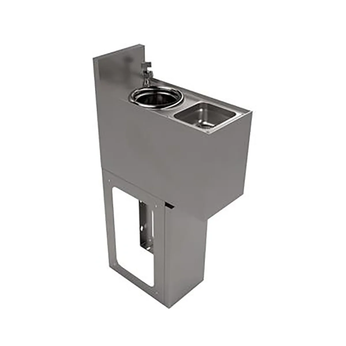 BK Resources UBB-18-SS8 Underbar Sink Units, 1 Compartment without Drainboard