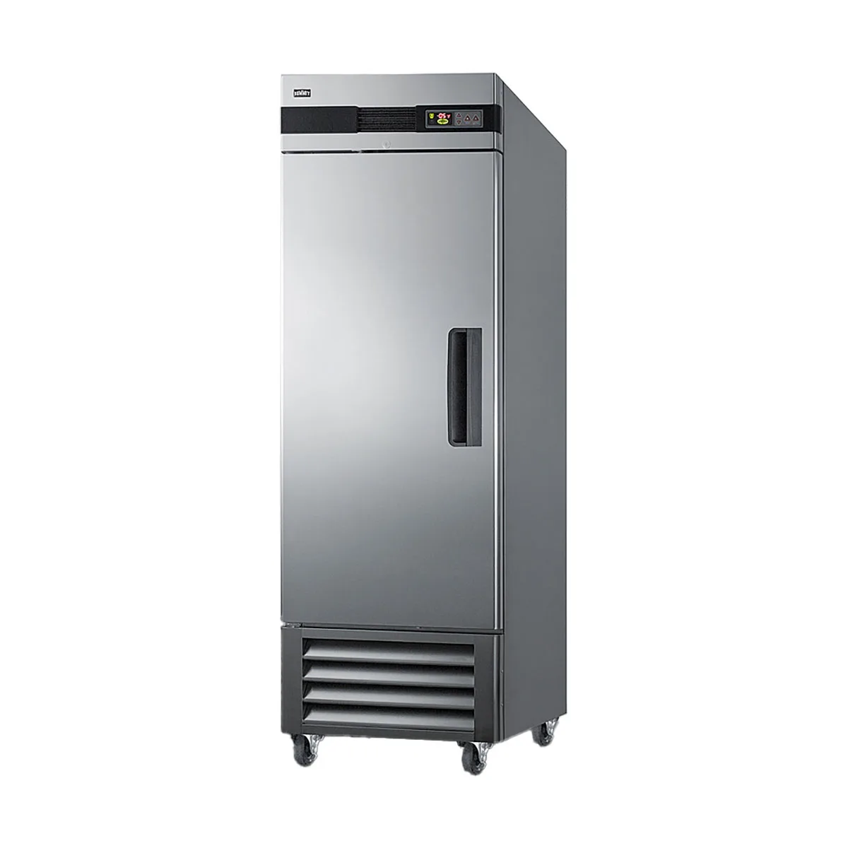 Summit SCFF237LH 28" One Section Reach-In Freezer w/ Left Hinged Solid Door, Stainless Steel, 23 cu. ft.