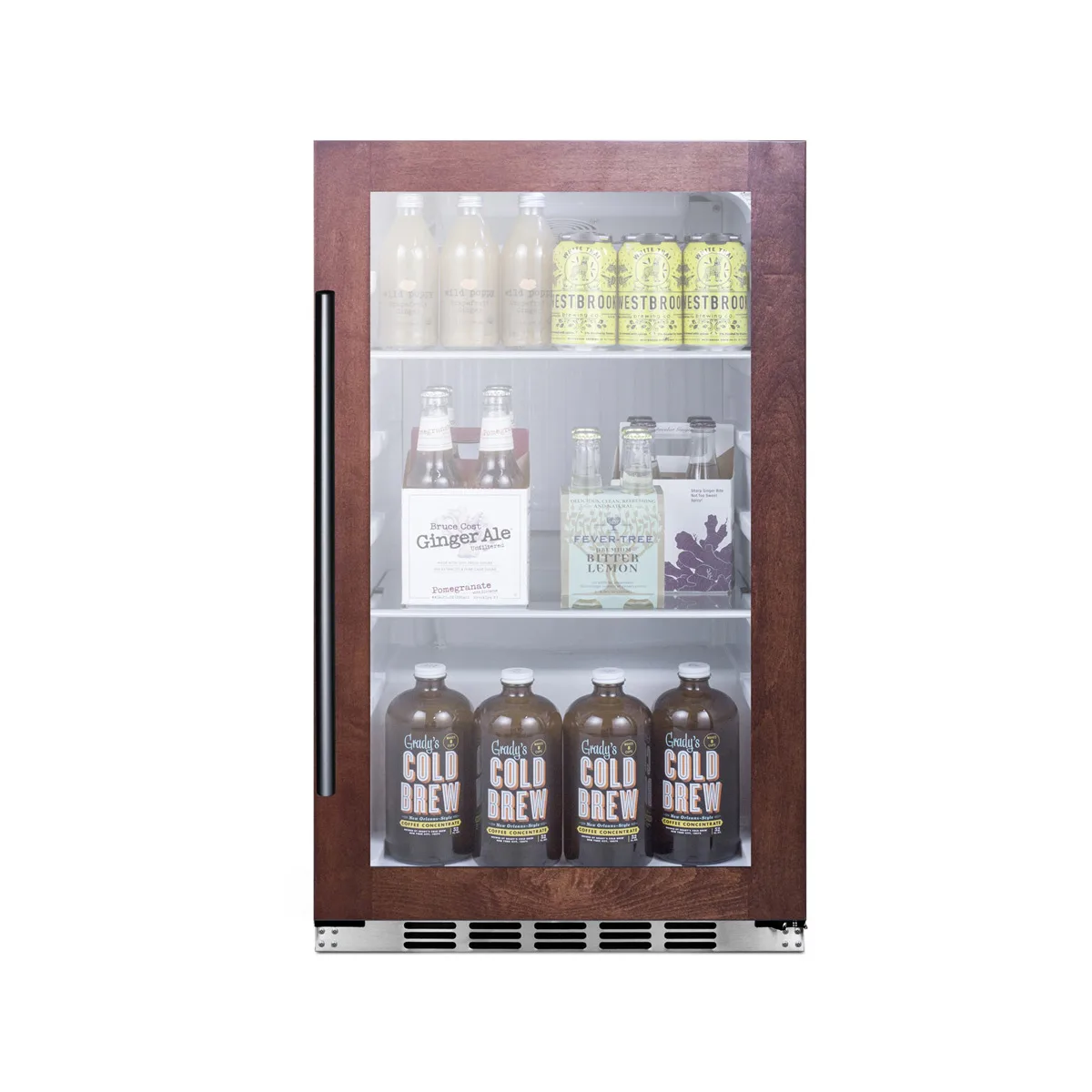 Summit SPR489OSPNR Outdoor Beverage Center w/ Panel-Ready Glass Door, 3.13 cu.ft
