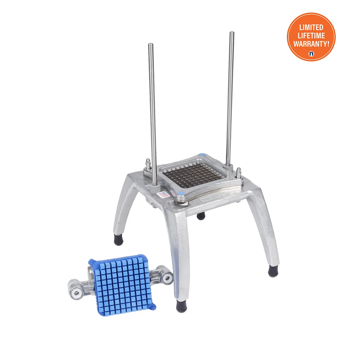 Nemco 57500-2 Easy Chopper 3™ Dicer, 3/8" Cut, 4¼" Area, Cast Aluminum Base, Color‑Coded Blades