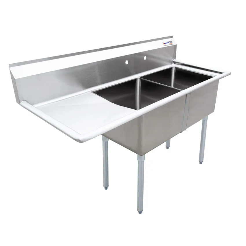 Omcan USA 25267 (2) Two Compartment Sink