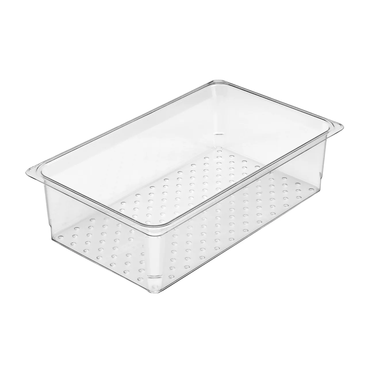 Cambro 15CLRCW135 1/1 Colander, 12-3/4" × 20-7/8" × 5" Deep, Clear Polycarbonate, NSF