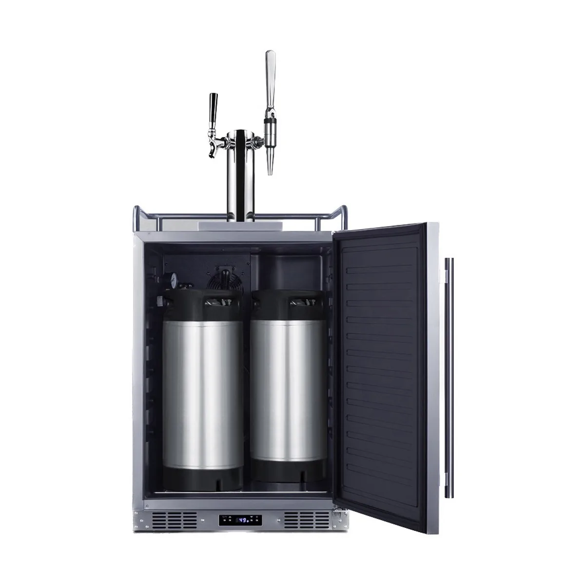 Summit SBC682CMTWIN Indoor/Outdoor Nitro/Cold Brew Coffee Dispenser, 5.6 cu. ft.
