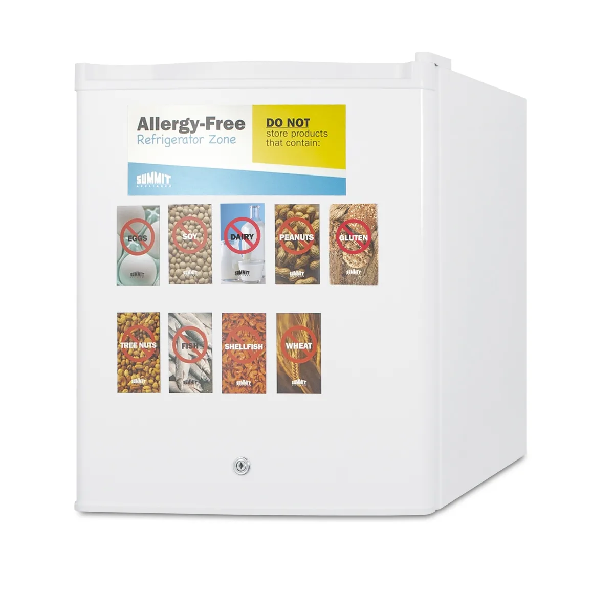 Summit AZAR27W 19" Freestanding Compact Commercially Refrigerator in White, 1.7 cu ft