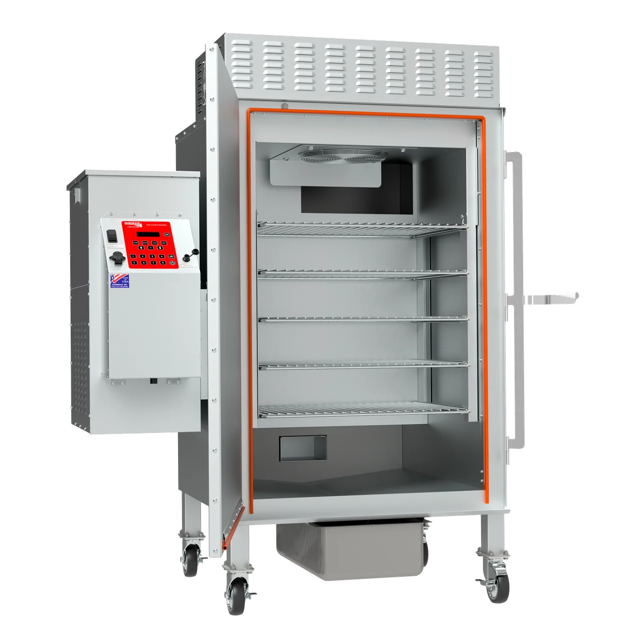 Cookshack FEC120 Fast Eddy'S™ Smoker, Wood Pellets, 120 Lbs. Per Load Capacity