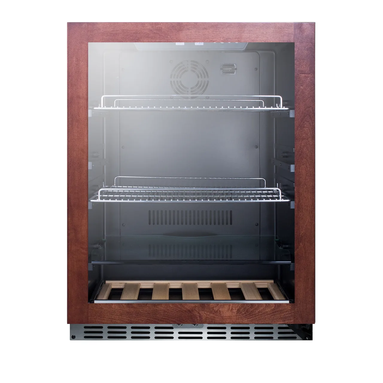 Summit SCR2466BPNR 23" 1-Section Panel Ready Glass Door Beverage Merchandiser, 6 Bottle