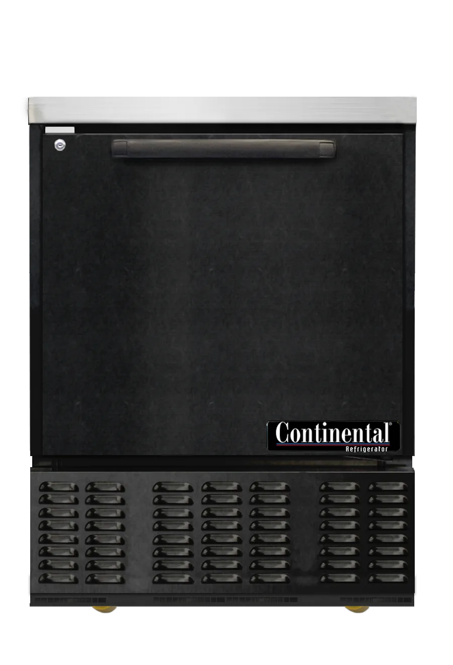 Continental Refrigerator UCF24SN-B 24" 1-Door Undercounter Freezer Black, 4.3 cu. ft., Front Breathing