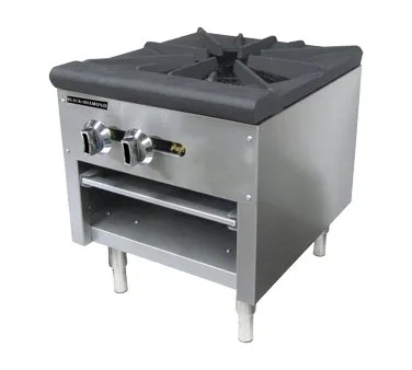 Adcraft BDCTSP-1/NG 18" Natural Gas Stock Pot Range w/ (1) Three Ring Burner, LP Conversion Kit Included, 80.000 BTU