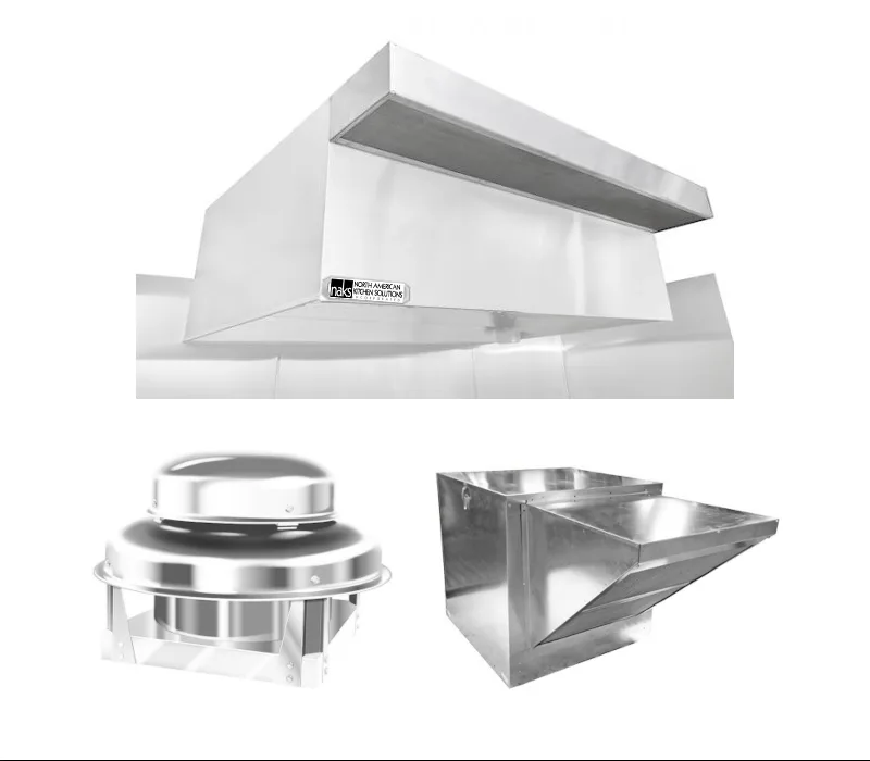 NAKS TYPE 2 condensate Hood SYSTEM W/ PSP MAKE-UP AIR 11' x 48"