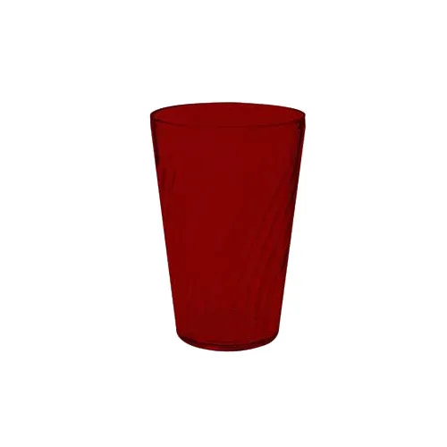 GET 2224-1-R Tahiti Beverage Tumbler, 24 Oz, Red, Textured, SAN, BPA Free, 4" Dia. X 6"H - 1 Dozen