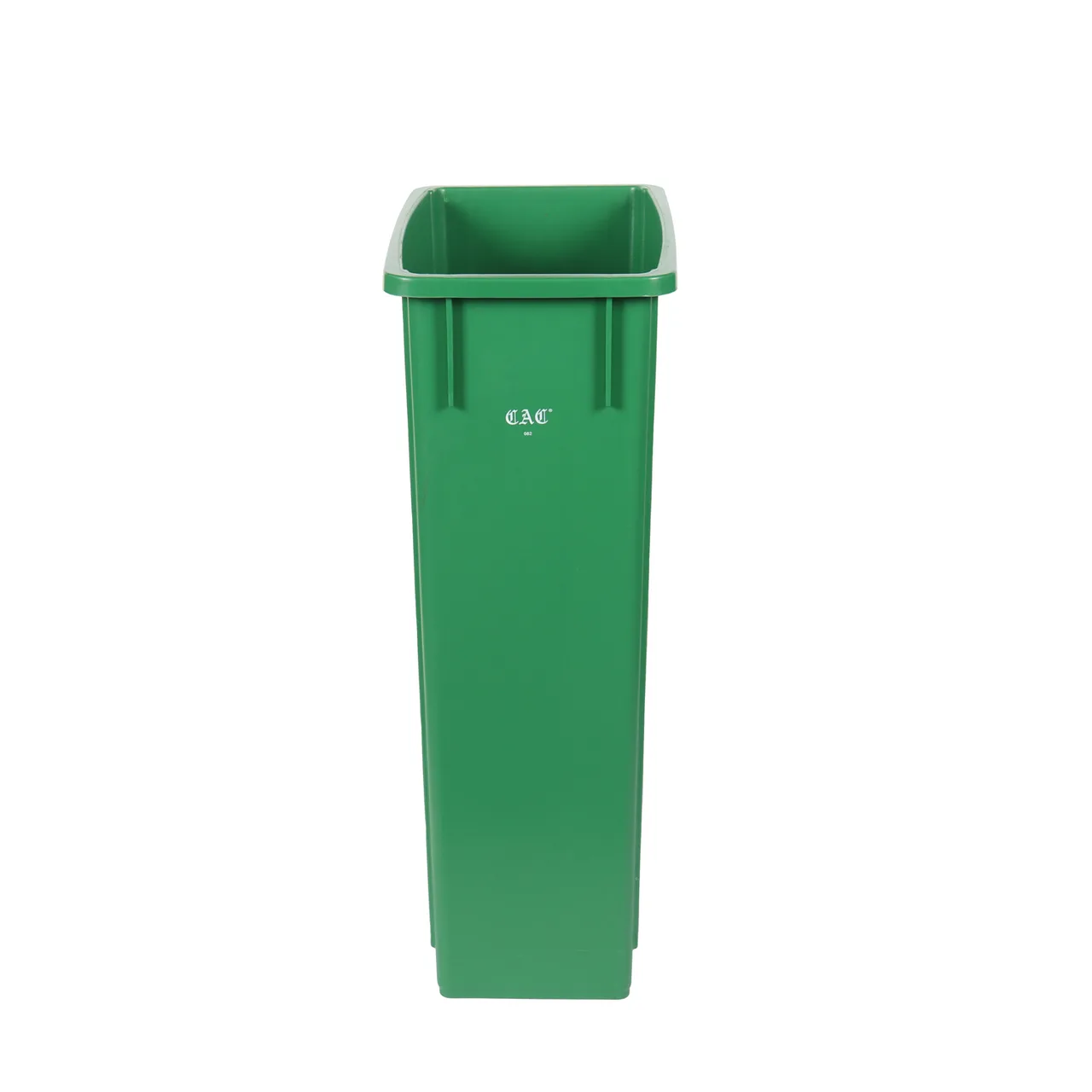 CAC China TCSL-23GNC - 23‑Gal Trash Can, 29" Height, 20" Width, Green Poly Plastic, No Lid