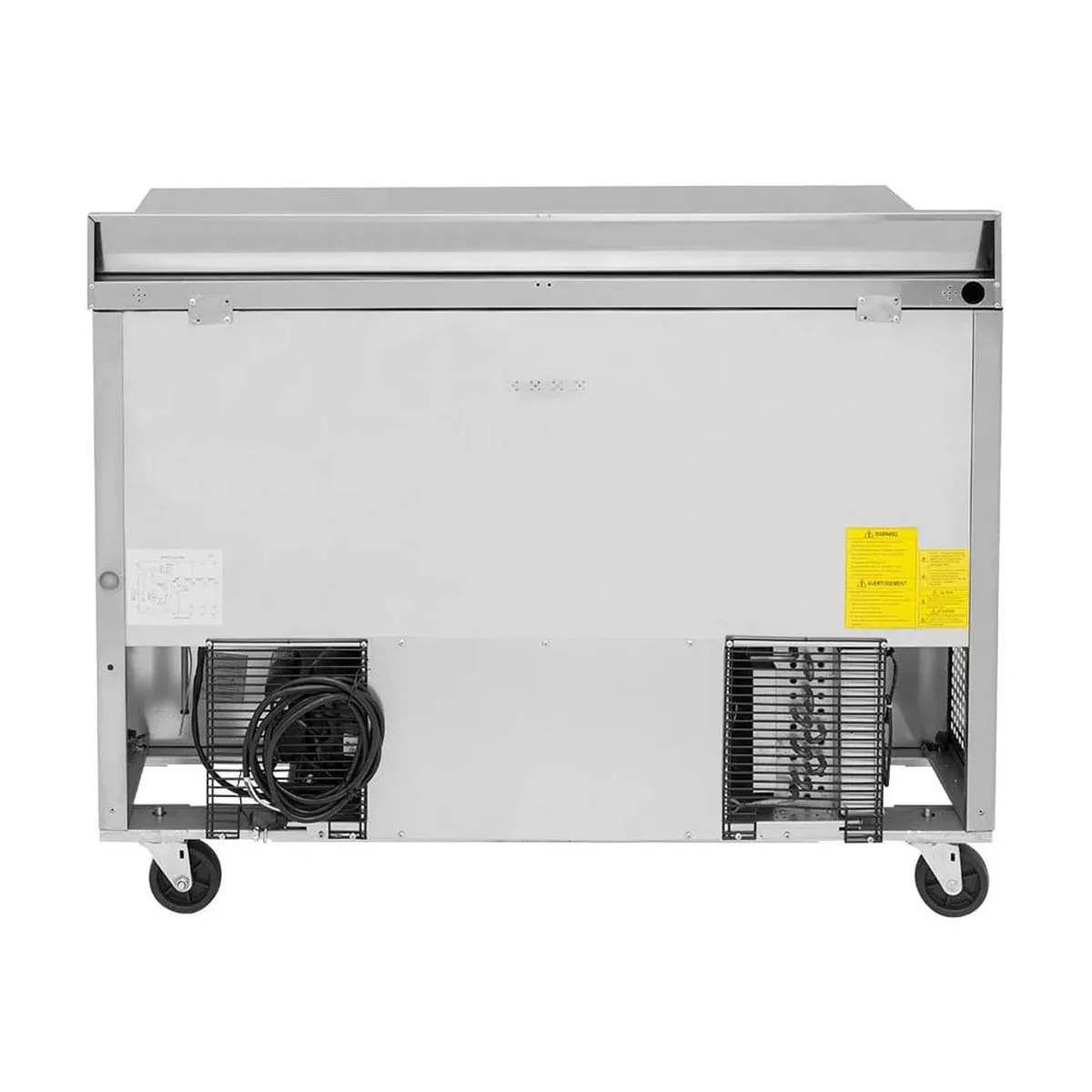 Turbo Air TWF-48SD-D2-N 48" 2-Section Worktop Freezer w/ 2 Drawers & 1 Door, 12 cu. ft.