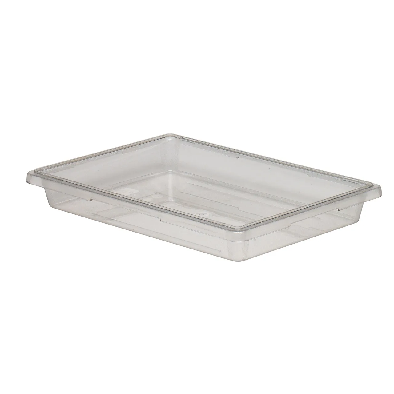 Cambro 18263CW135 Storage Container, 18" x 26" x 3.5" Clear Polycarbonate, 5‑Gallon, Dishwasher Safe