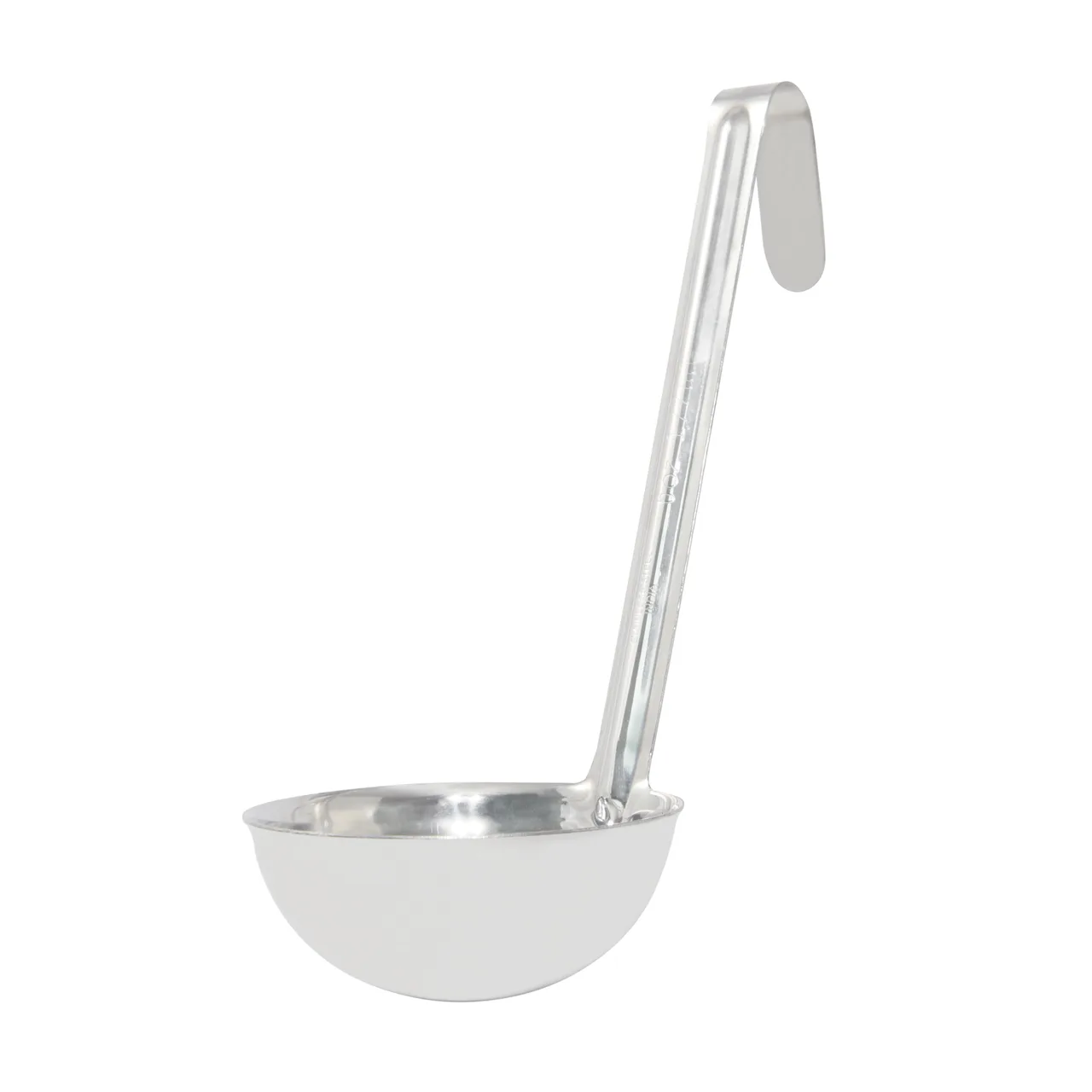 CAC China SLD6-60 Serving Ladle, 6 oz Stainless Steel, 6" Handle, One-Piece