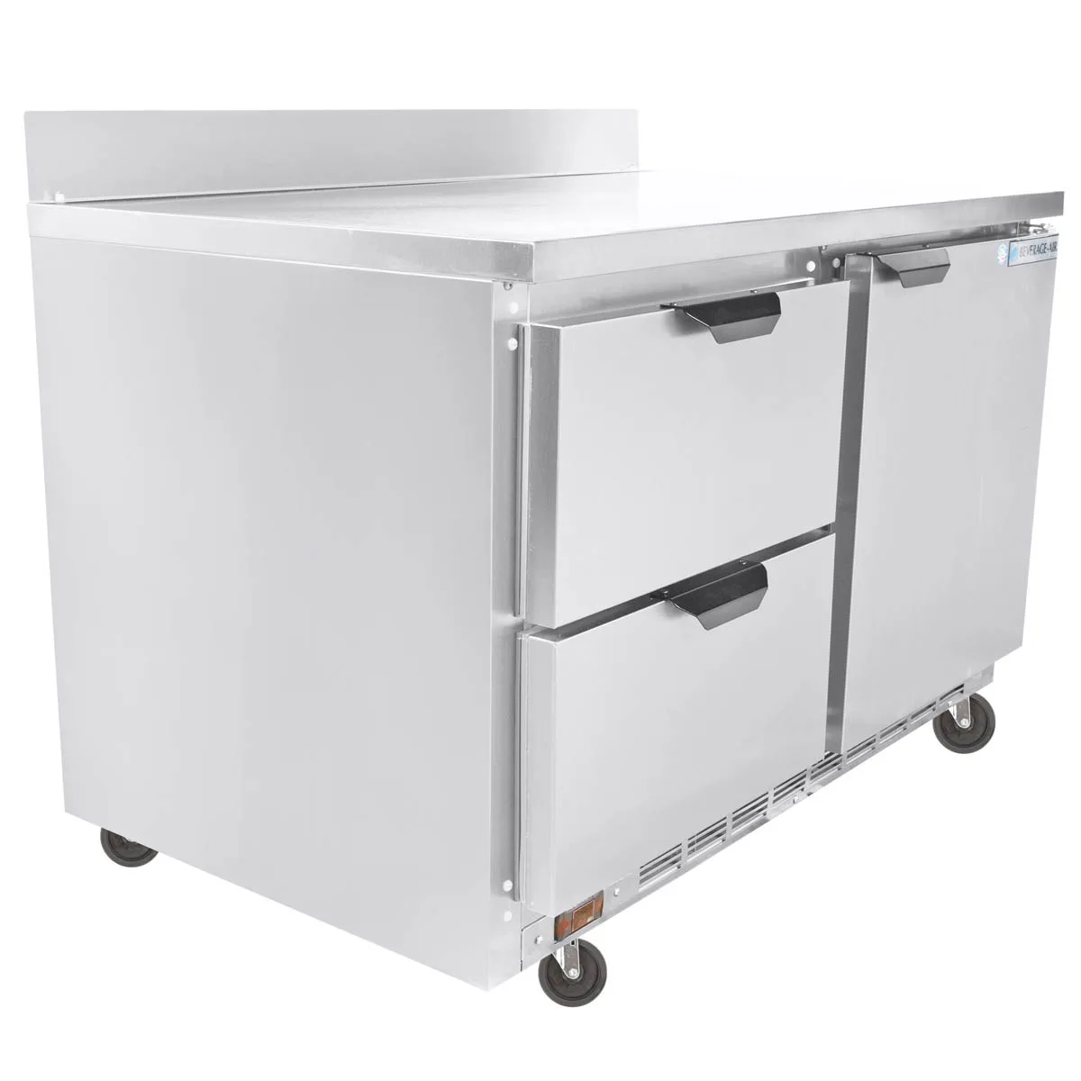 Beverage Air WTFD48AHC-2 48" 2-Section Worktop Freezer w/ 2 Drawers & 1 Door, 11.4 cu. ft.
