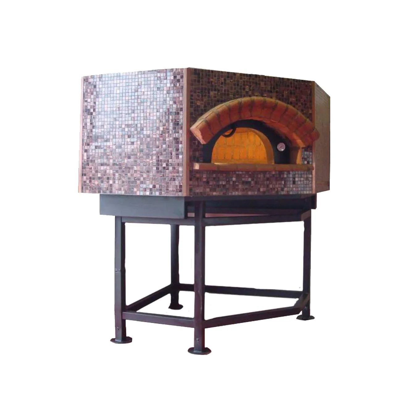 Univex DOME59P Artisan Stone Hearth Pentagonal Pizza Oven, Wood / Coal / Gas Fired, (13) 12" Pizza
