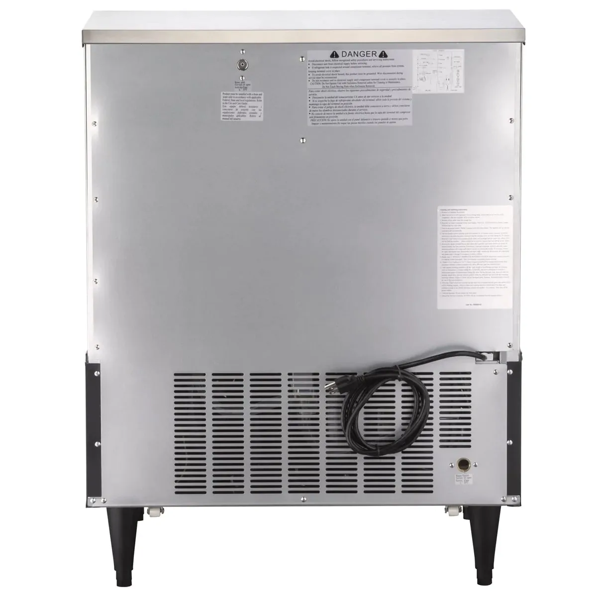 Maxx Ice MIM320N 30" Air Cooled Full Cube 328 lb Undercounter Ice Machine with 100 lb Bin