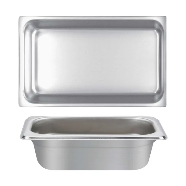 Thunder Group STPA4004 Steam Table Pan, Full Size, 4" Deep, Anti-Jam, 18/8 Stainless Steel