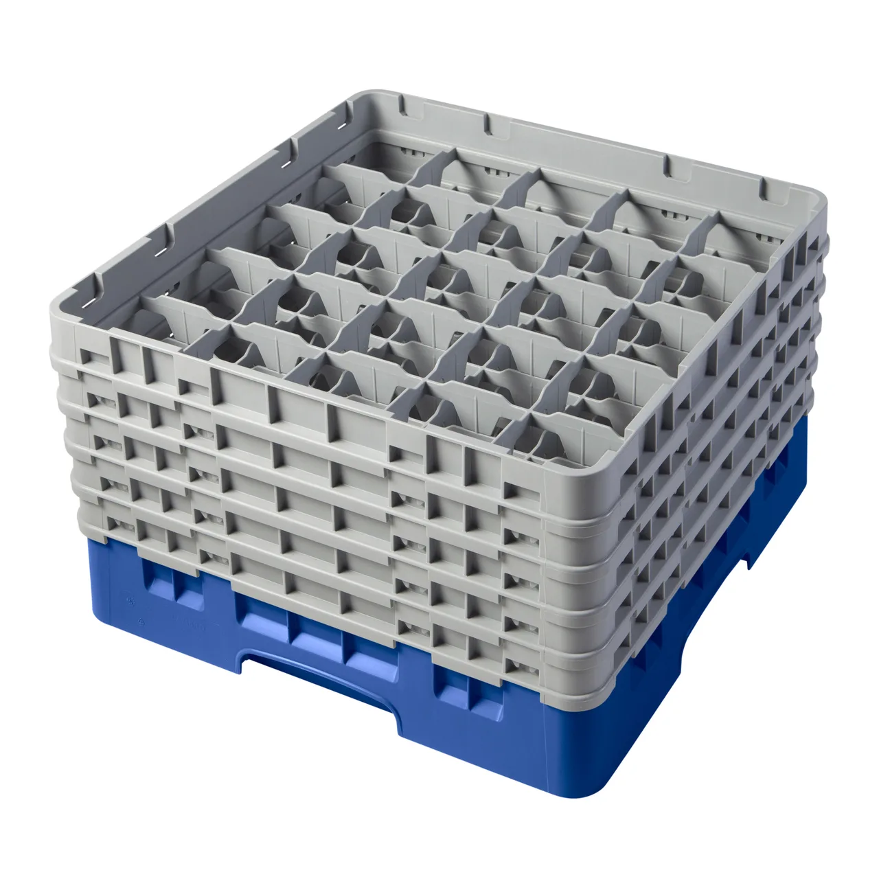 Cambro 25S958168 Camrack Glass Rack, Full Size, Blue, 19-3/4 x 19-3/4, 25 Compartments