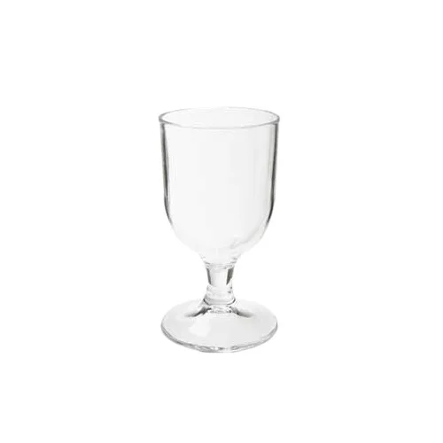 GET SW-1413-1-CL Clear SAN Goblet, 8 Oz, 3" Dia. X 5-1/2"H, NSF Certified - 1 Dozen