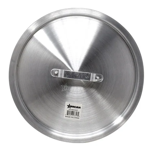 Omcan USA 43357 Aluminum Pot & Pan Lid, 10.25 Qt, Commercial Cookware Cover, Heavy-Duty Fit