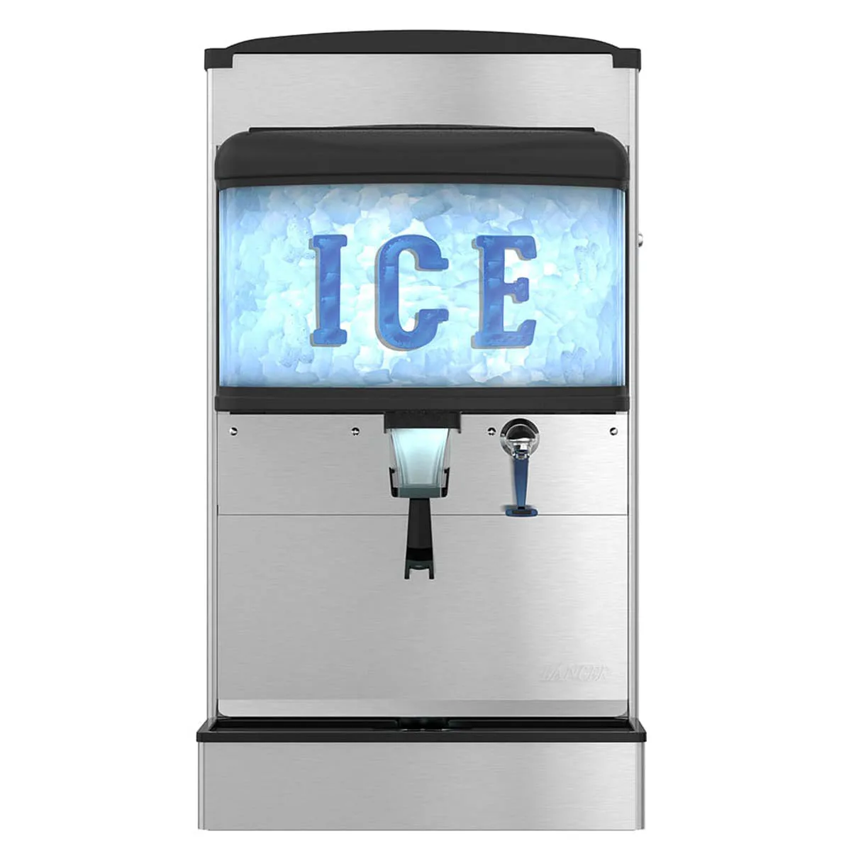 Hoshizaki DM-4420N 22" Countertop Nugget Ice & Water Dispenser, 200 lb Bin