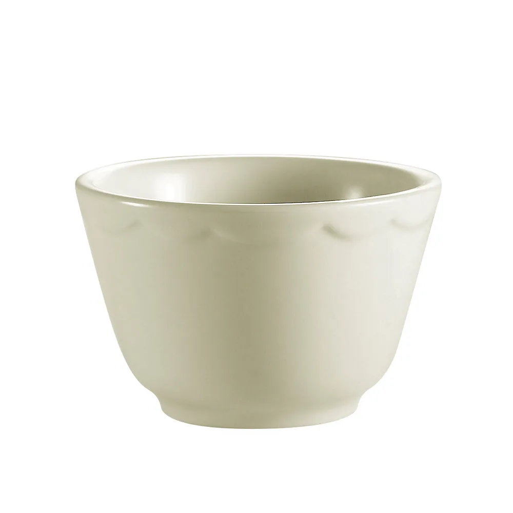 CAC China SC-4 Seville Bouillon Cup, 7-1/4 oz, 4" Dia x 2-3/8" H, White, Dishwasher Safe - 1 Dozen
