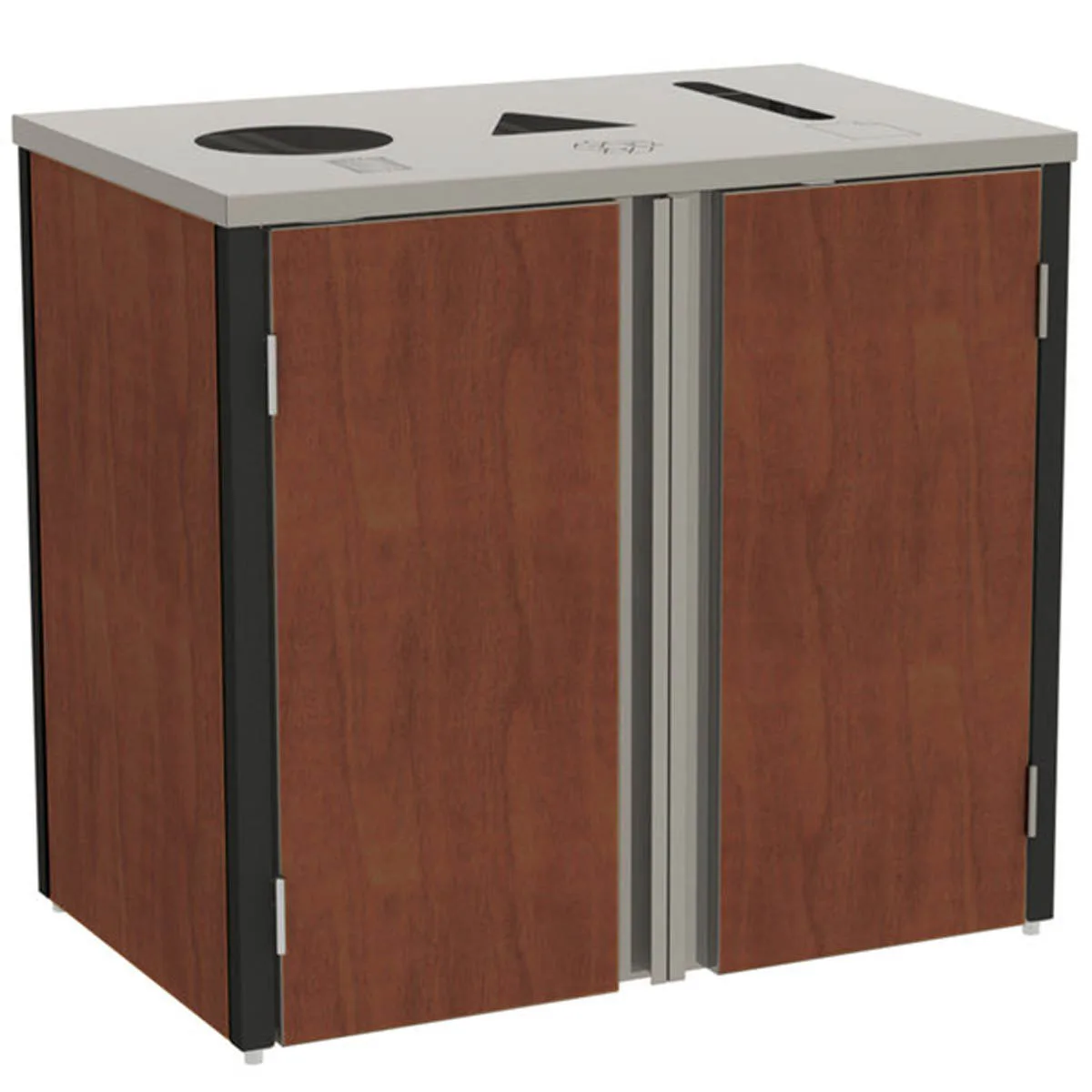 Lakeside 3415 Waste & Recycle Station, 37-1/2"W X 23-1/4"D X 34-1/2"H