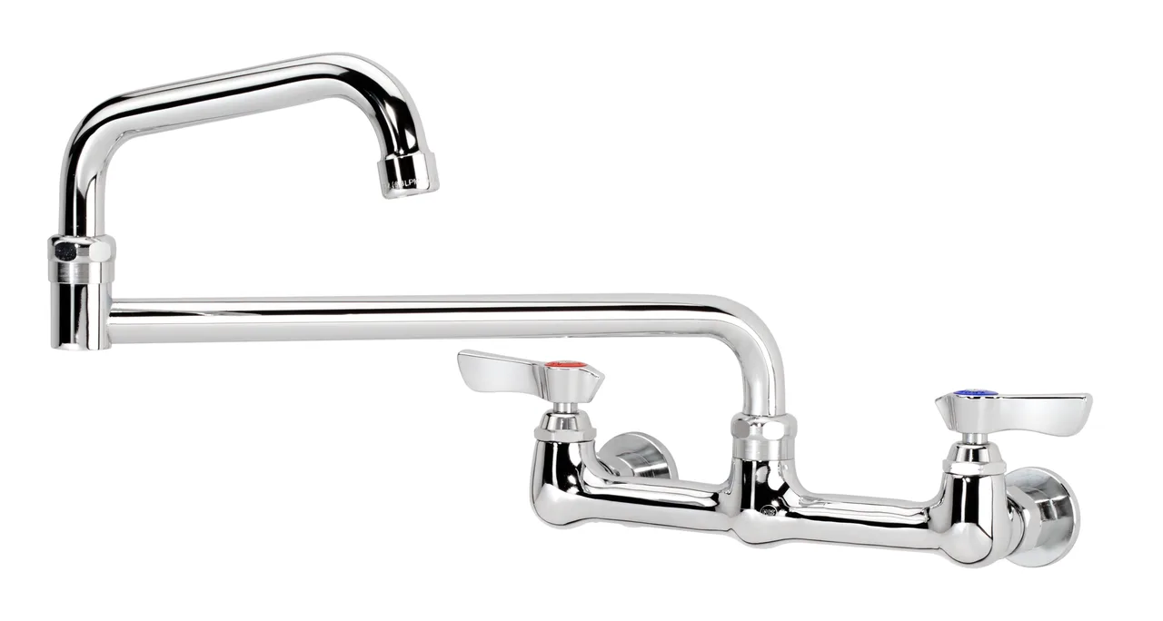 Krowne 12-818L Krowne Silver Series Faucet, Splash-Mounted, 8" Centers