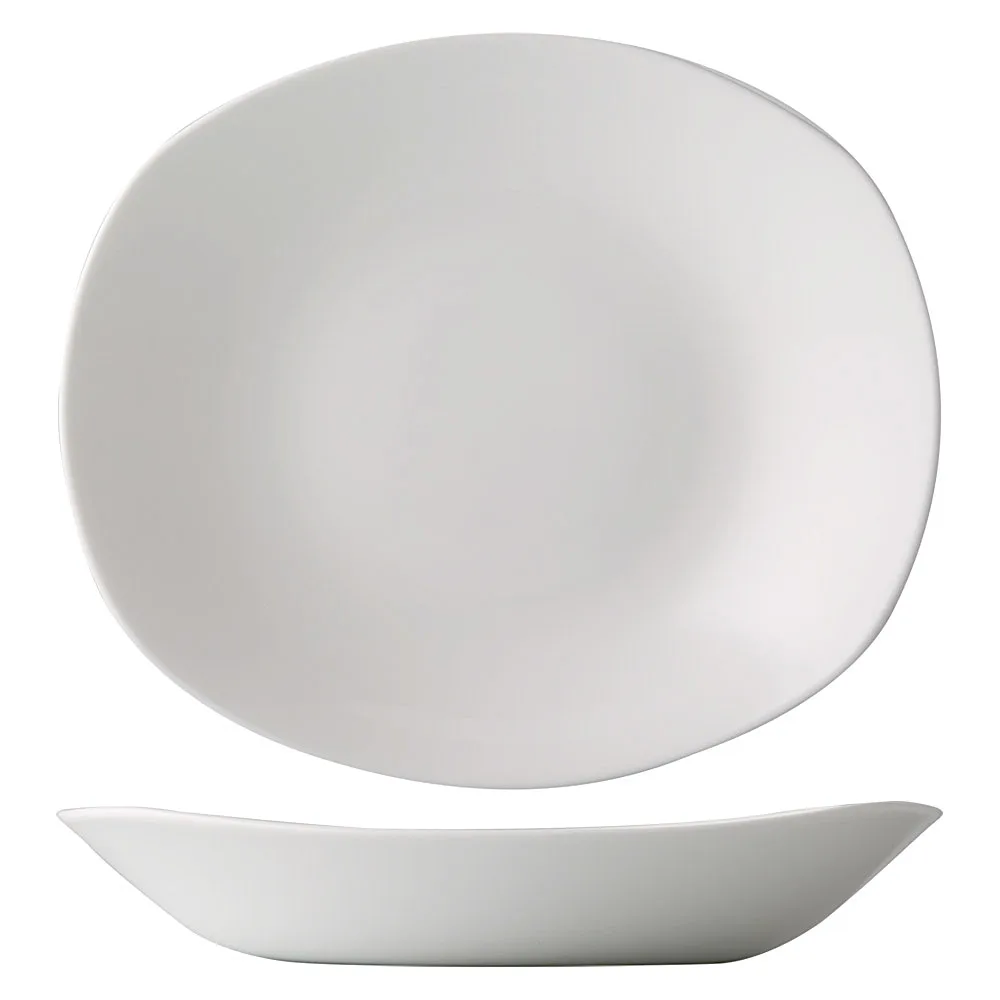 CAC China EVT-BT8 - Everest 20 oz Salad Bowl, White Porcelain, Dishwasher Safe - 1 Dozen