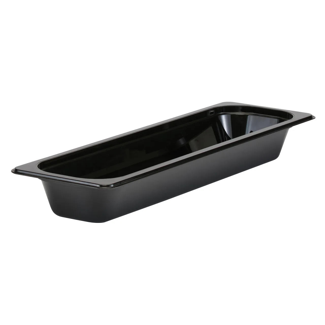 Cambro 22LPCW110 Food Pan – 3.2 Qt, 2.5" Deep, 1/2 Size Long, Black Polycarbonate, NSF