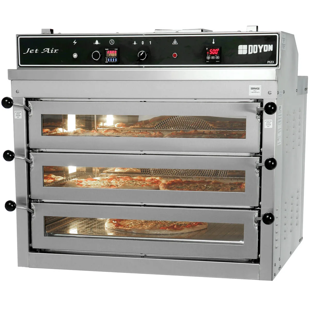 Doyon PIZ3 35" Triple Deck Electric Pizza Oven