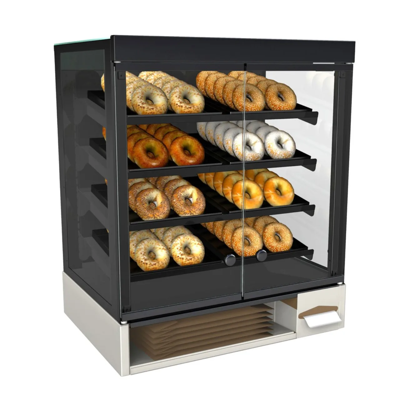 Structural Concepts CSC3223 30" Impulse® Self-Service Non-Refrigerated Display Case