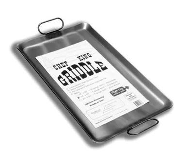 Klinger’s Trading RM2323 - 23" x 23" 3/16" Steel Griddle, Covers 4 Burners, Heat‑Resistant Handles