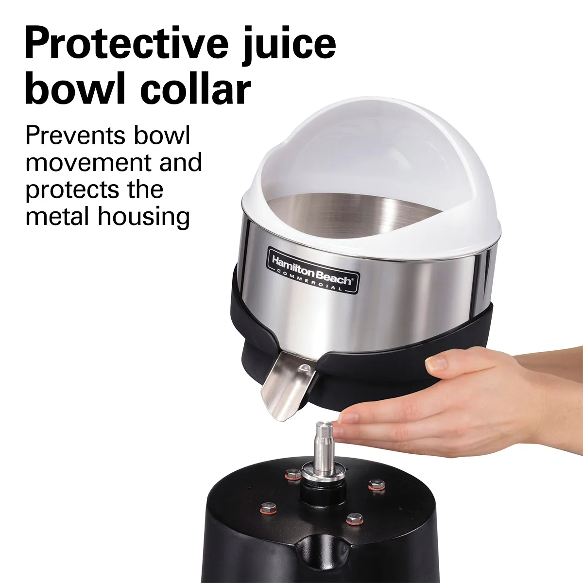 Hamilton Beach HCJ967R-CE (International) Citrus Juicer, Electric, Countertop