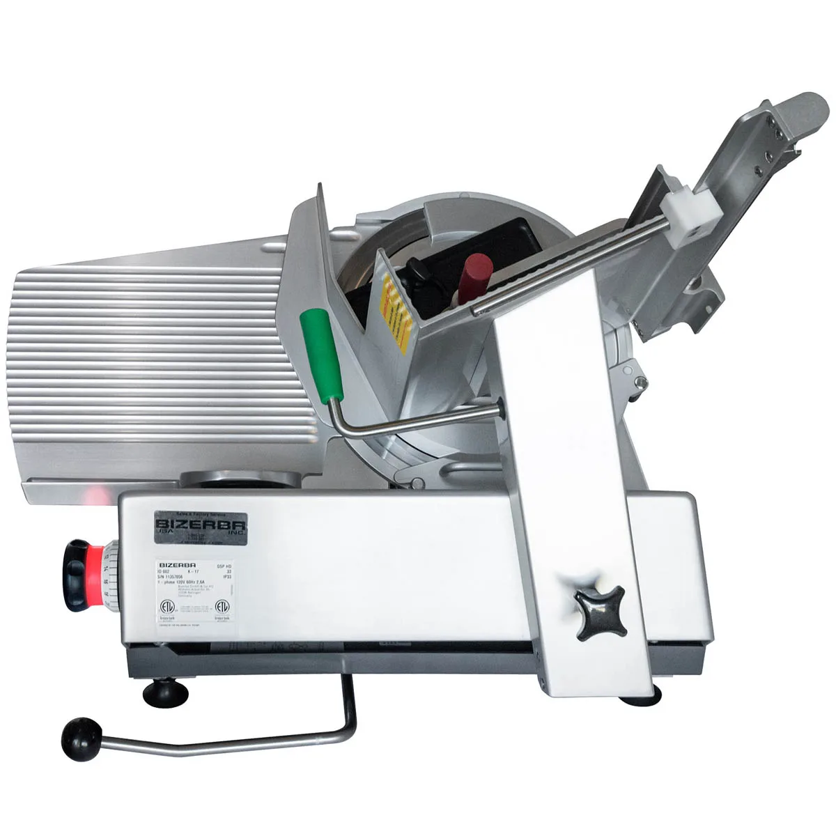Bizerba GSP HD I 90-K12 Food Slicer, Electric, Countertop with Gravity Feed , 3-Speeds