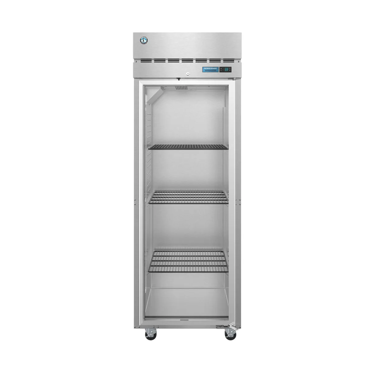 Hoshizaki F1A-FG 27" One Section Reach-In Freezer w/ Glass Door, Top Mount, 23 cu. ft.