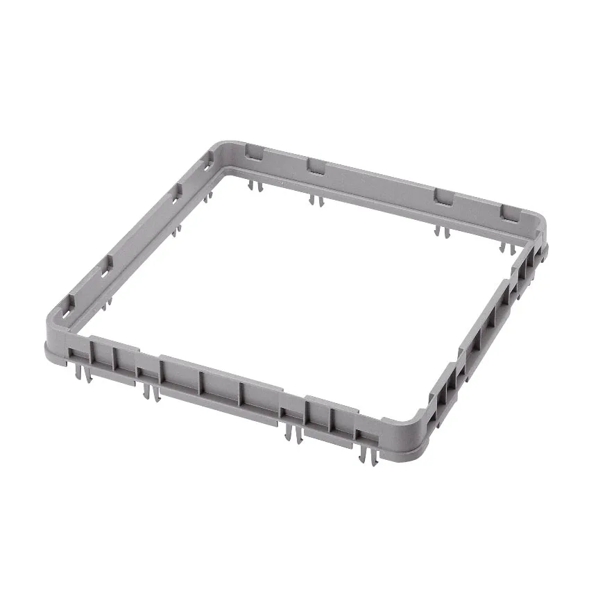 Cambro E3151 Open Extender Rack, Full Size, Soft Gray, 19-5/8" x 19-5/8" x 2", Adds 1-5/8" Height for Camracks