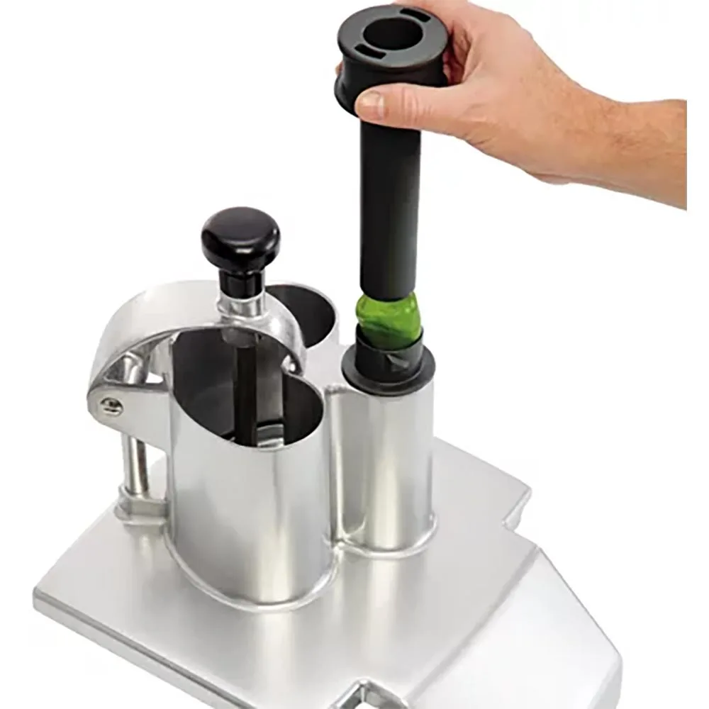 Robot Coupe CL50EULTRA5DISCS 1.5 HP 425 RPM Slicer, 3mm/6mm Slice, 3mm Grate, 10mm Dice, (2  )Hopper, 120V