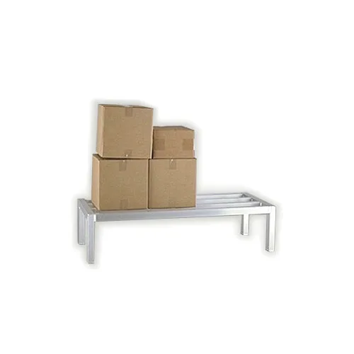 New Age 2033 Aluminum Stationary Dunnage Rack with 4000 lb. Capacity - 54"W x 24"D x 12"H