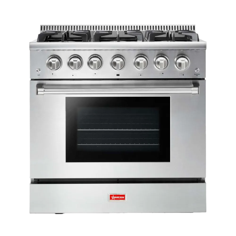 Omcan USA 48595 (Ce-Cn-3618U) Commercial Range, Natural Gas, 36" W