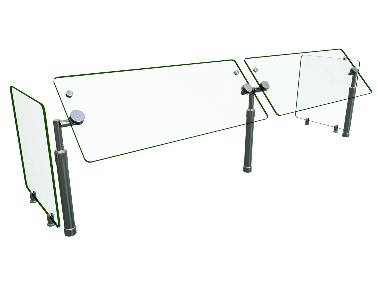 Hatco B950-72 Flav-R-Shield™ B950 Food Shield, Adjustable Self-Service
