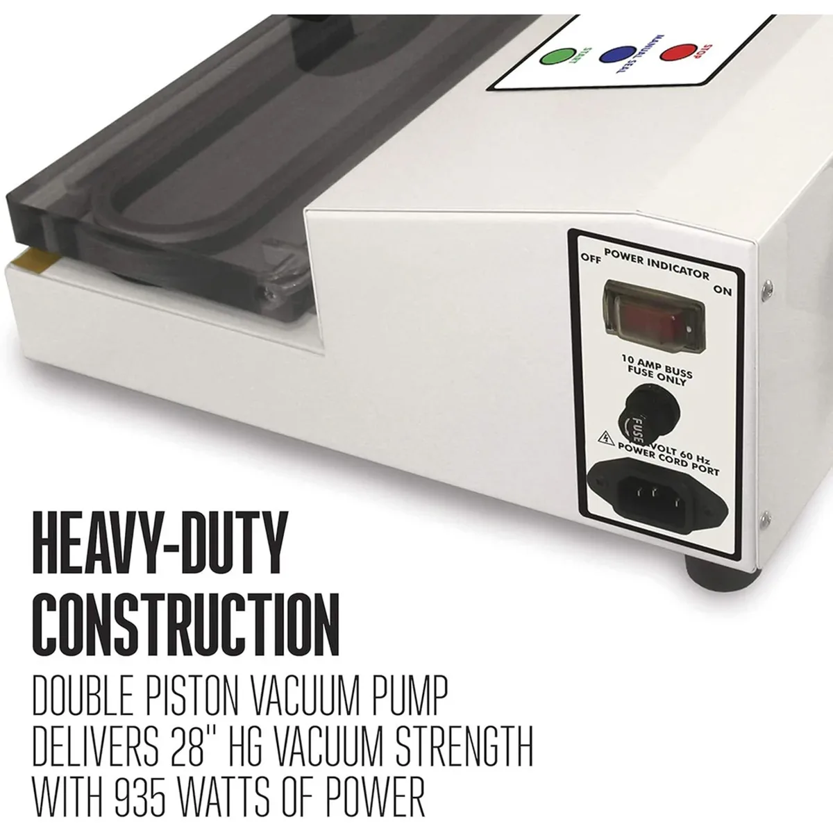 Hamilton Beach 65-0101 Weston PRO-2100 Countertop External Vacuum Sealer with 15" Seal Bar