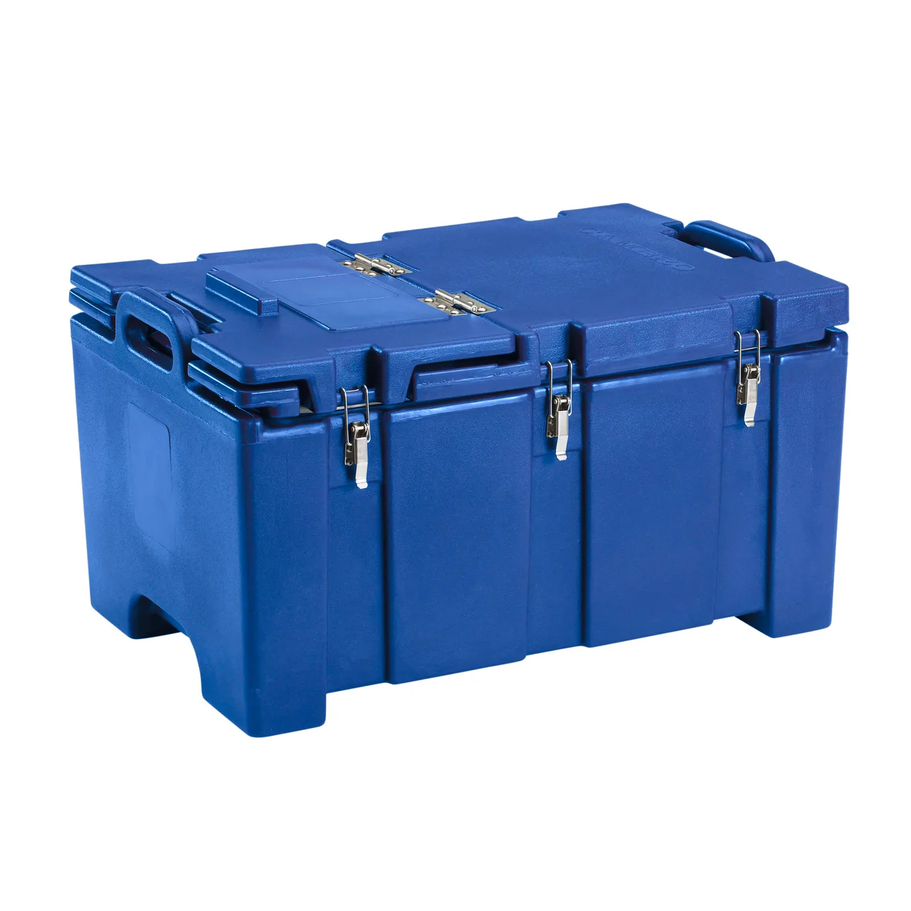 Cambro 100MPCHL186 Camcarriers® Top Loading Insulated Food Carrier w/ Hinged Lid, Navy Blue